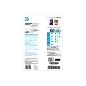 HP Professional Inkjet, Laser, PageWide Copy & Multipurpose Paper - A4 - 210 mm x 297 mm - 180 g/m² Grammage - Glossy - 15