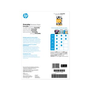 HP Everyday Laser Copy & Multipurpose Paper - White - A4 - 210 mm x 297 mm - 120 g/m² Grammage - Glossy - 150 Sheet