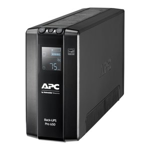 APC by Schneider Electric Back-UPS Pro BR650MI Line-interactive UPS - 650 VA/390 W - Tower - AVR - 12 Hour Recharge - 230 