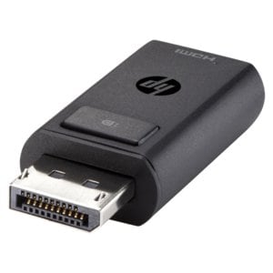 HP A/V Adapter - 1 x HDMI HDMI 1.4 Digital Audio/Video Female - 1 x DisplayPort Digital Audio/Video Male