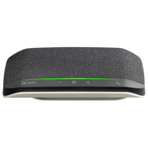 Poly Sync 10 Wired Speakerphone - Silver - 3 Microphone(s) - 40 mm Speaker(s)