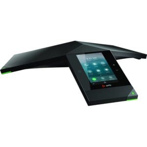 Poly Trio IP Conference Station - Corded/Cordless - Bluetooth, Wi-Fi, NFC - Black - VoIP - 2 x Network (RJ-45) - PoE Ports