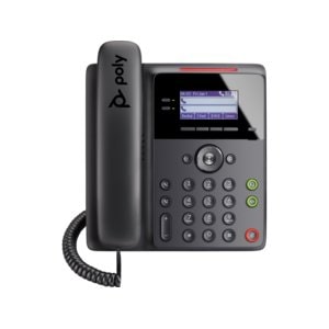 Poly Edge B10 IP Phone - Corded - Corded - Wall Mountable, Desktop - Black - VoIP - 7.1 cm (2.8") LCD - 2 x Network (RJ-45)