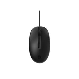 HP 125 Mouse - USB - Optical - 3 Button(s) - Cable - 1200 dpi - Scroll Wheel