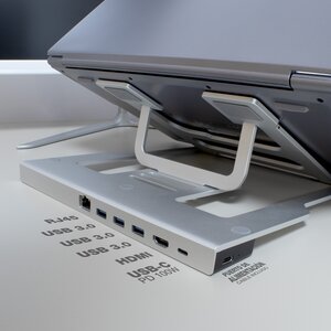 ATRILDOCK ALU USB-C A HDMI 4K DESCRIPTION 2: 3XUSBA/PD 100W/SD