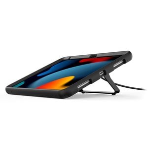 Compulocks iPad 10.2" Secured Kickstand Black - Metal Kickstand for extra functionality, Lock slot and cable lock, Mobile 