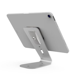 Compulocks HoverTab Security Tablet Lock Stand Silver - Transform your tablet into an information stand with HoverTab. Key