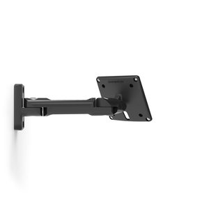 Compulocks VESA Swing Arm Mount Black - 100mm x 100mm and 75mm x 75mm VESA Compatible Mount, Low-profile Mounting Bracket,