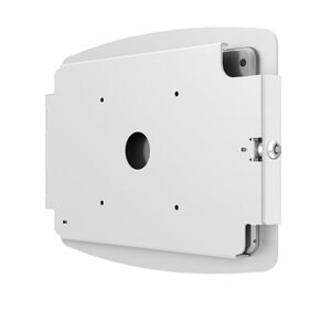 Compulocks iPad 10.2" Space Enclosure Wall Mount White - High-Grade Aluminum Enclosure, Conceals charging cable, Quick Loc