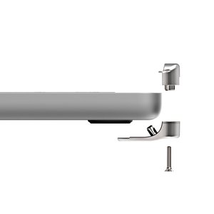 Compulocks Ledge Lock Adapter for MacBook Pro 14" M1 & M2 Silver - Patented Cutting-Edge MacBook Locking Security Solution