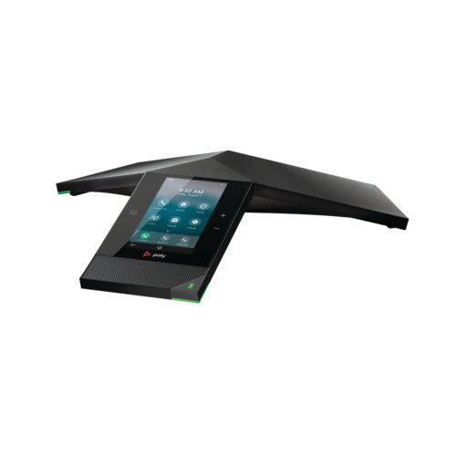 Poly Trio IP Conference Station - Corded/Cordless - Bluetooth, Wi-Fi, NFC - Black - VoIP - 2 x Network (RJ-45) - PoE Ports