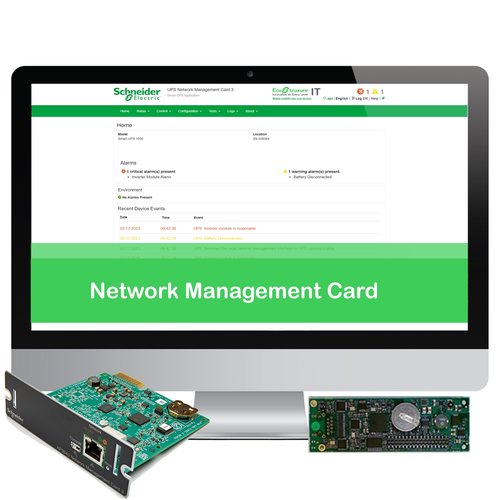 Schneider Electric Network Management Cards - Subscription - 1 Easy UPS 1-phase device - 2 Year - Available via Email
