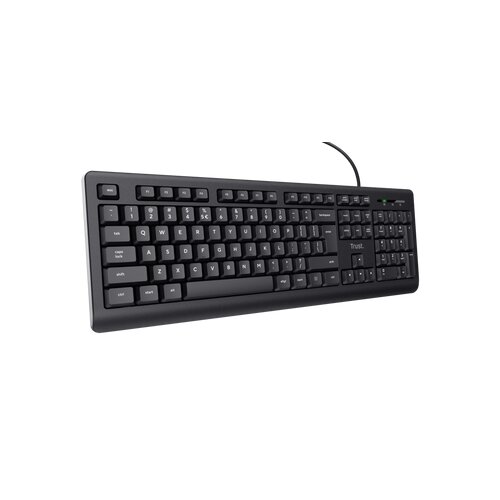 Trust TK-150 Keyboard - Cable Connectivity - USB 2.0 Type A Interface - Spanish - QWERTY Layout - Membrane Keyswitch - 104