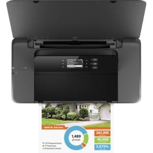 HP Officejet 200 Portable Inkjet Printer - Colour - 20 ppm Mono / 19 ppm Color - 4800 x 1200 dpi Print - Manual Duplex Pri