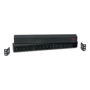 APC by Schneider Electric NetShelter PDU - Basic - IEC 60320 C20 - 10 x IEC 60320 C13, 2 x IEC 60320 C19 - 16 A - 120 V, 2