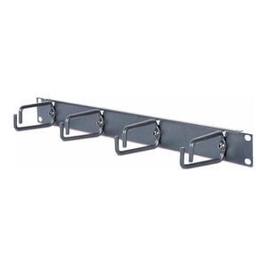 APC by Schneider Electric Cable Organizer - Black - Cable Manager - 1U Rack Height