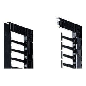 APC by Schneider Electric AR8765 Cable Organizer - Black - 1 Each Pack - Cable Manager