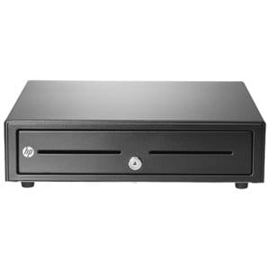 HP Cash Drawer - 2 Media Slot - 3 Lock Position - Printer Driven - Black - 109.2 mm Height x 414 mm Width x 411.5 mm Depth