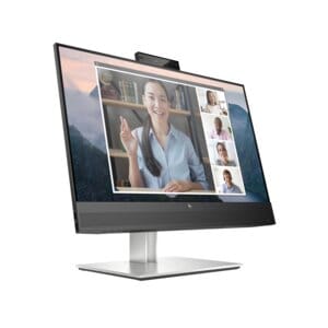 HP E24mv G4 24.0" (61.0 cm) Class Webcam Full HD LCD Monitor - 16:9 - Black, Silver - 23.8" (60.5 cm) Viewable - In-plane 