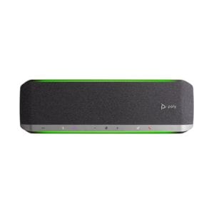 Poly Sync 60 Wired/Wireless Bluetooth Speakerphone - Microsoft Teams - Silver - 6 x Bi-directional Microphone(s) - 50 mm S