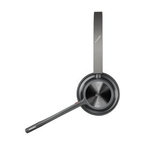 Poly Voyager 4300 UC 4320 Wired/Wireless On-ear, Over-the-head Stereo Headset - Black - Microsoft Teams Certification - Go