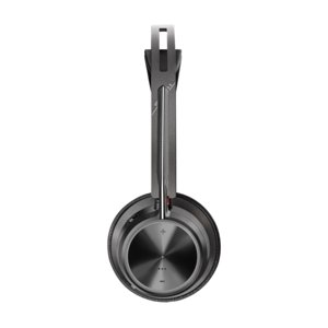 Poly Voyager Focus 2 Wired/Wireless Over-the-head, On-ear Stereo Headset - Black - Siri, Google Assistant - Binaural - Sup