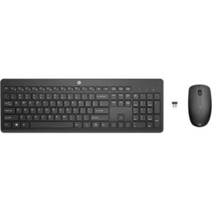 HP 235 Keyboard & Mouse - Spanish - 1 Piece - USB Type A Plunger/Membrane Wireless RF 2.40 GHz Keyboard - Keyboard/Keypad 
