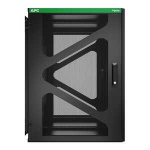 APC by Schneider Electric NetShelter 18U Wall Mountable Enclosed Cabinet Rack Cabinet for UPS, IT Equipment - 482.60 mm Ra