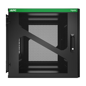 APC by Schneider Electric NetShelter 12U Wall Mountable Enclosed Cabinet Rack Cabinet for UPS, IT Equipment - 482.60 mm Ra