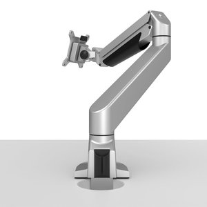 Compulocks VESA Articulating Monitor Arm Mount Silver - Compatibility: Screens with 75mm or 100mm VESA configuration (incl