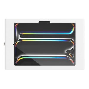 Compulocks iPad Pro M4 & M5 11" , Apex Secured Enclosure Wall Mount - White - iPad Security Wall Mount