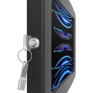 Compulocks iPad Pro 11" (1-4th Gen) Space Enclosure Wall Mount Black - High-Grade Aluminum Enclosure, Conceals charging ca