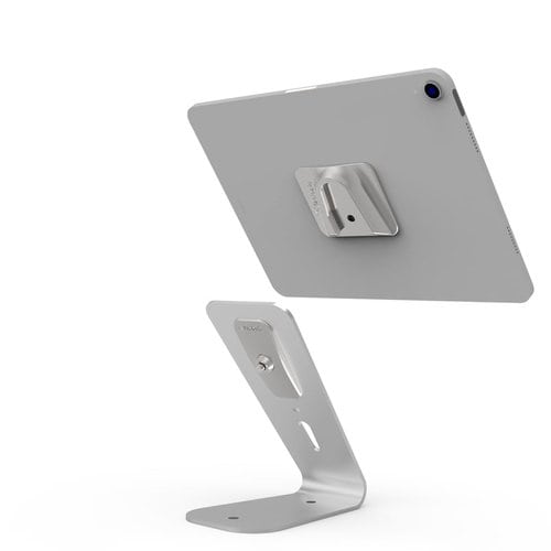 Compulocks HoverTab Security Tablet Lock Stand Silver - Transform your tablet into an information stand with HoverTab. Key