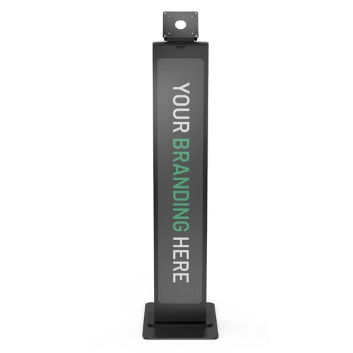 VESA BRANDABLE FLOOR STAND - BLACK