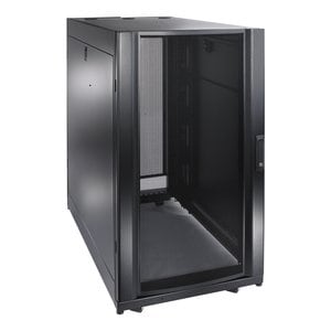 APC by Schneider Electric NetShelter SX 24U Floor Standing Enclosed Cabinet Rack Cabinet for Server, Storage - 482.60 mm R
