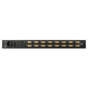 APC by Schneider Electric AP5816 LCD Rack Console KVM Switch - Black - TAA Compliant - 16 Computer(s) - 43.2 cm (17") LCDP