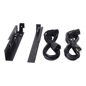 APC by Schneider Electric Rack Mount for KVM Switch - Black - TAA Compliant - 1 Each