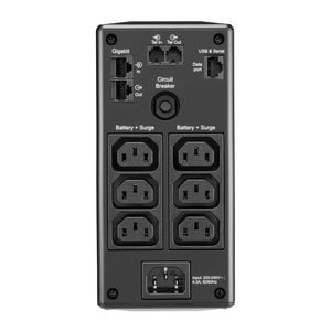 APC by Schneider Electric Back-UPS Pro BR650MI Line-interactive UPS - 650 VA/390 W - Tower - AVR - 12 Hour Recharge - 230 