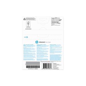 HP Photo Paper - 130 mm x 180 mm - 250 g/m² Grammage - Glossy - 25 Sheet