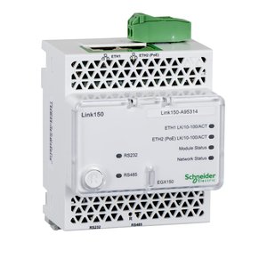 Schneider Electric Link150 Router - 2 Ports - PoE Ports - Fast Ethernet - DIN Rail