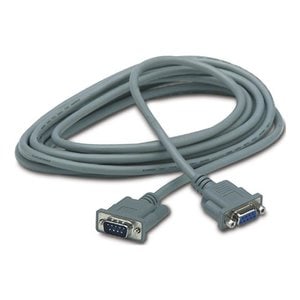APC by Schneider Electric AP9815 4.57 m Serial Data Transfer Cable - 1 Each - First End: 1 x 9-pin DB-9 Serial - Male - Se
