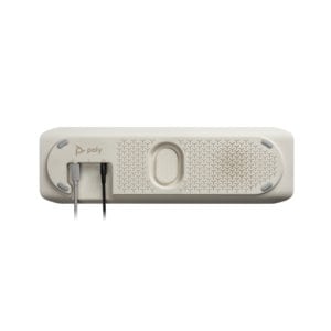 Poly Sync 60 Wired/Wireless Bluetooth Speakerphone - Microsoft Teams - Silver - 6 x Bi-directional Microphone(s) - 50 mm S