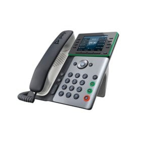 Poly Edge E300 IP Phone - Corded - Corded - Desktop, Wall Mountable - Black - VoIP - 2 x Network (RJ-45) - PoE Ports