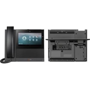Poly CCX 700 IP Phone - Corded - Corded/Cordless - Wi-Fi, Bluetooth - Built-in Camera - Desktop - Black - 24 x Total Line 