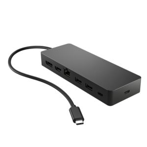 HP USB Type C Docking Station for Notebook, Desktop PC - Memory Card Reader - microSD, SD - USB Type-C - 1 x RJ-45 Ports -