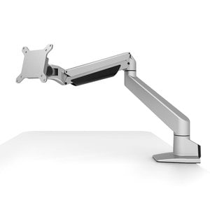 Compulocks VESA Articulating Monitor Arm Mount Silver - Compatibility: Screens with 75mm or 100mm VESA configuration (including 2021 iMac 24"), Arm Mount Extends Out to 24" with 16" Lift, Cable management keep all wires and cords organized, Quick Slide On / Off Display Mount, No-screw Desk Clamp Base, Wall Mount Bracket Available, Maximum Weight 10 lbs