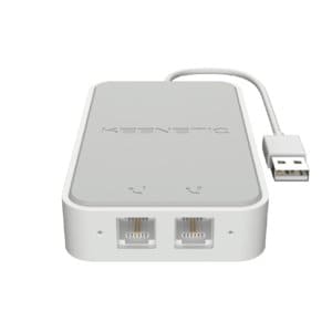 Keenetic Linear KN-3110 Phone Line Adapter - 2 x Phone Line (RJ-11) - USB - DC