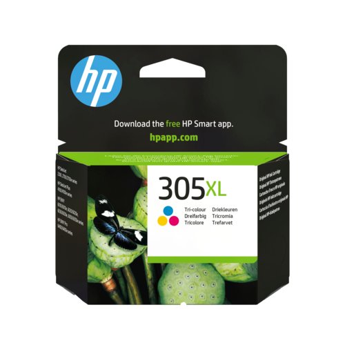 HP 305XL Original High Yield Inkjet Ink Cartridge - Tri-colour - 1 Pack - 200 Pages