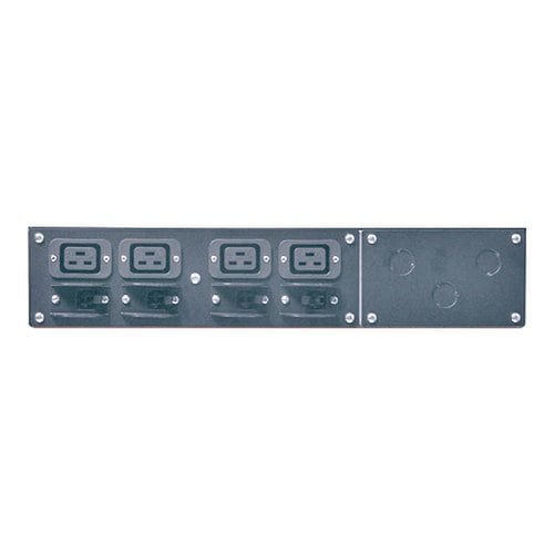 APC by Schneider Electric SBP6KRMI2U Bypass Switch - 4 x IEC 320-C19 - 7.68 kW - 120 V AC - 32 A, 32 A