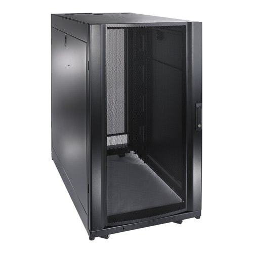 APC by Schneider Electric NetShelter SX 24U Floor Standing Enclosed Cabinet Rack Cabinet for Server, Storage - 482.60 mm R
